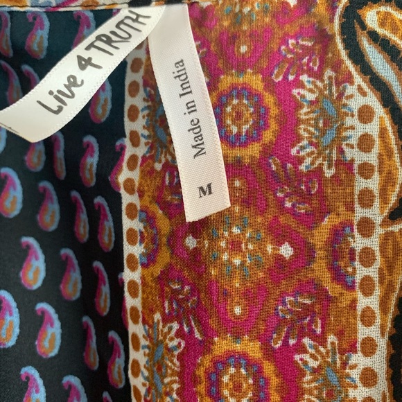 Hi/Lo Kimono Top with ruffles - Picture 6 of 6